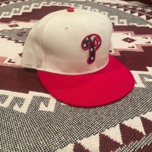 Phillies New Era ball cap size 7 1/2